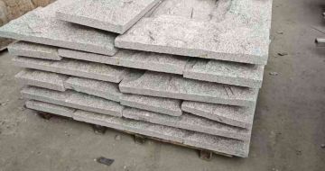 开封芝麻白蘑菇石，自然面