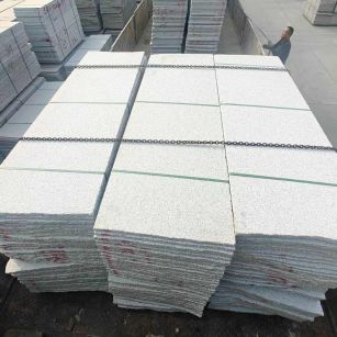 开封芝麻白毛板，石材毛板