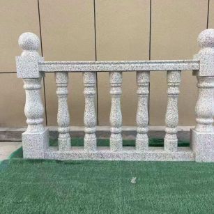 开封芝麻白阳台栏杆 花岗岩栏杆