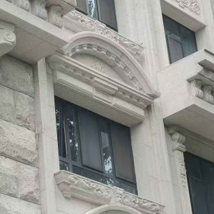 开封芝麻白异形 石材异形定制