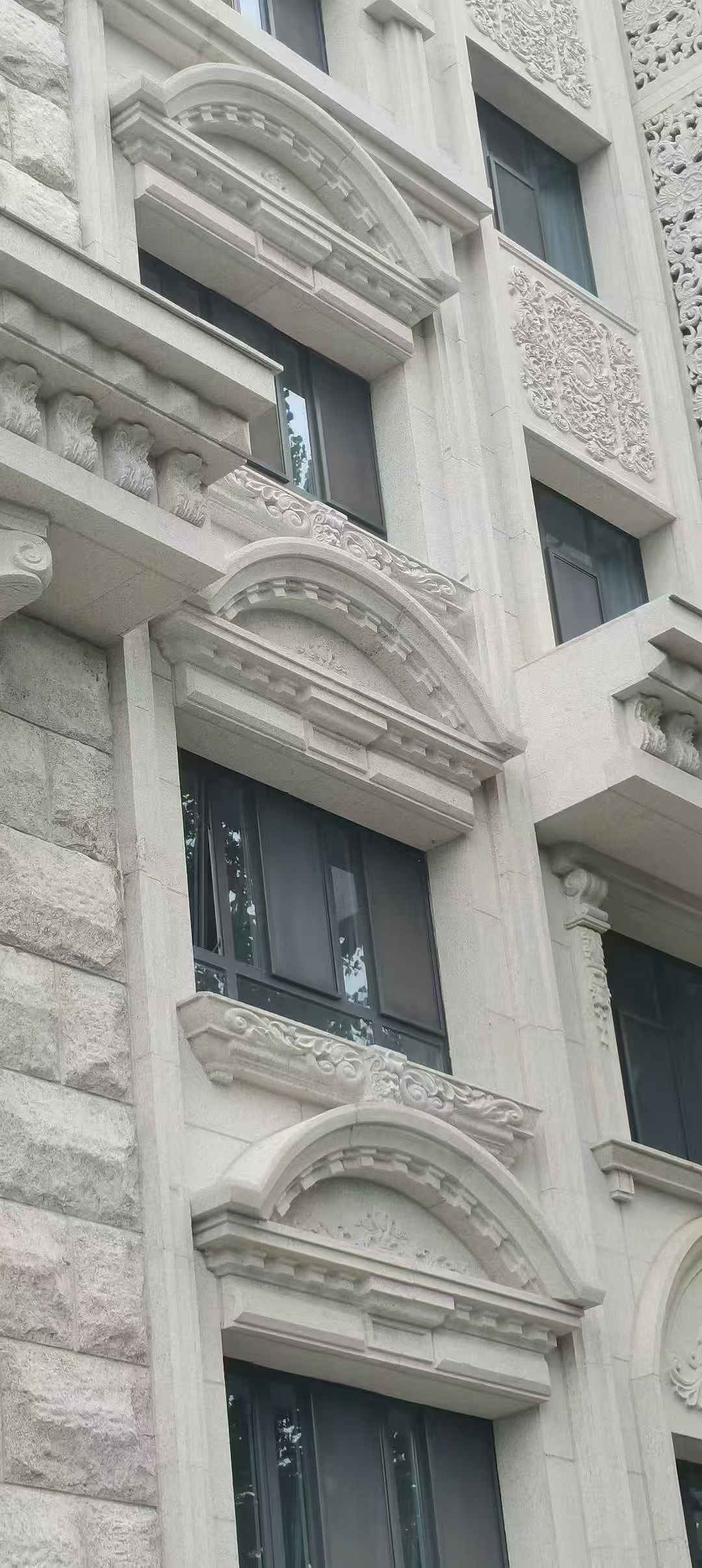 开封芝麻白异形 石材异形定制