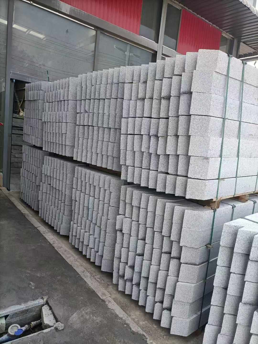 开封芝麻白树围石 树池