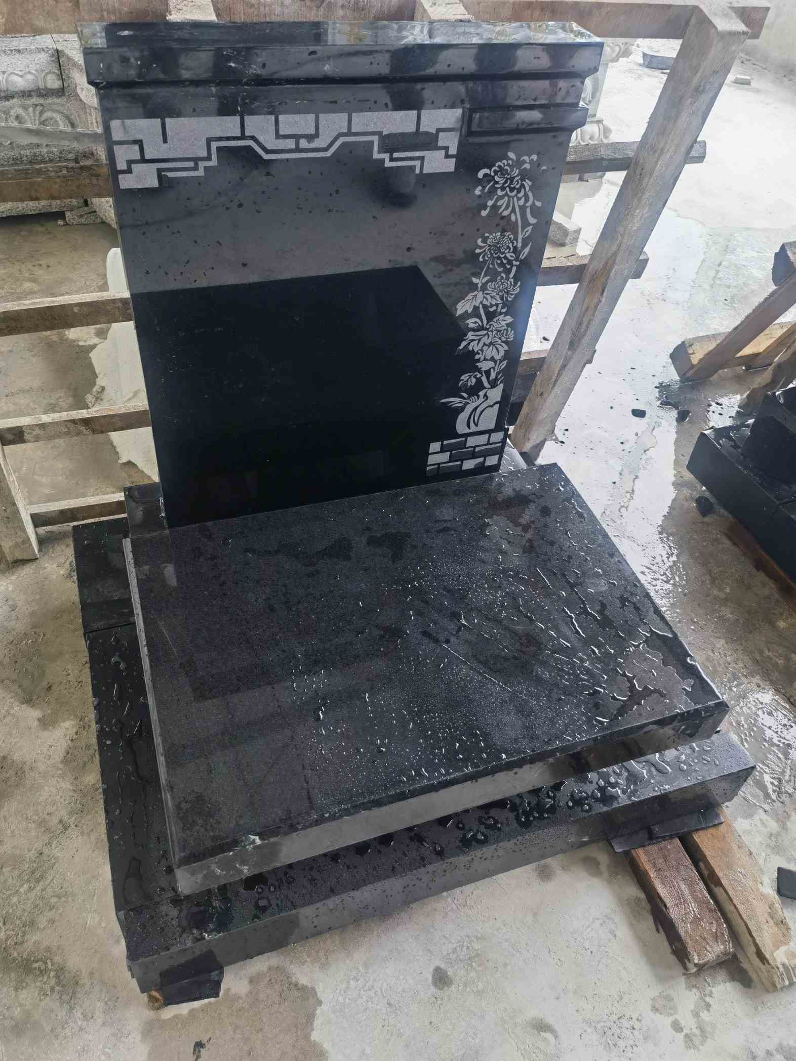 开封花岗岩墓碑石 墓碑 套墓